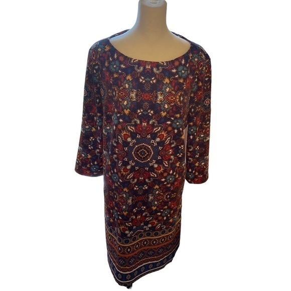 London Style Collection bohemian dress size 16 - Picture 1 of 6